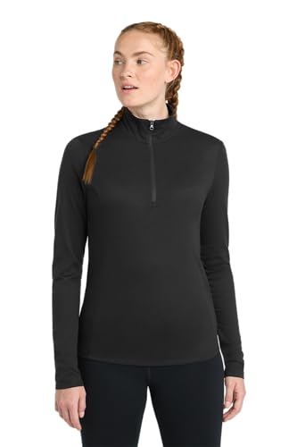 SPORT-TEK Women's PosiCharge Tri-Blend Wicking 1/4-Zip